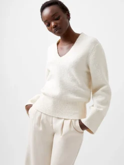 Melissa Boucle V-Neck Jumper
