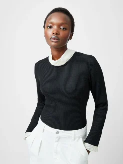 Melody Pleated Bow Long Sleeve Top
