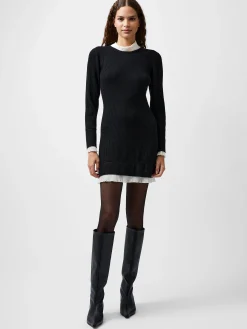 Melody Pleated Mix Mini Dress