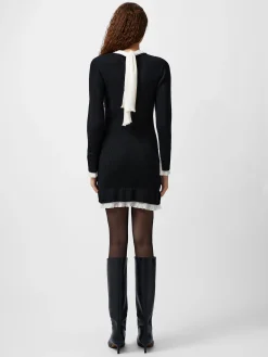 Melody Pleated Mix Mini Dress