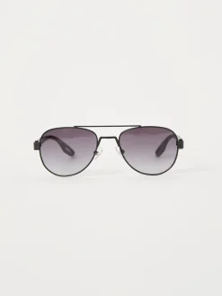 Metal D-Frame Sunglasses