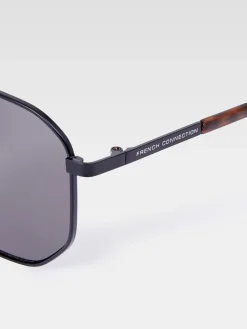 Metal D-Frame Sunglasses