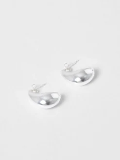 Metal Half Hoop Earrings