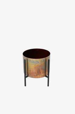 Molten Copper Desktop Planter