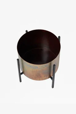 Molten Copper Desktop Planter
