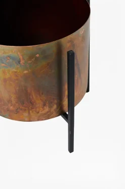 Molten Copper Desktop Planter