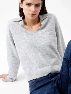 Morena Recycled Collar Jumper