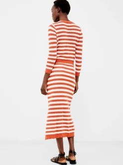 Nesta Stripe Midi Skirt