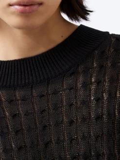 Niko Open Knit Long Sleeve Jumper