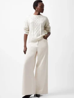 Otilia Foil Cable Knit Jumper