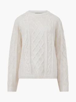 Otilia Foil Cable Knit Jumper