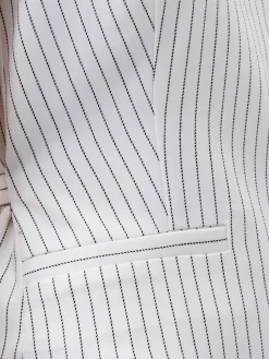Pinstripe Cropped Waistcoat