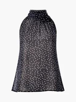 Polka Dot Rosetta Halterneck Top