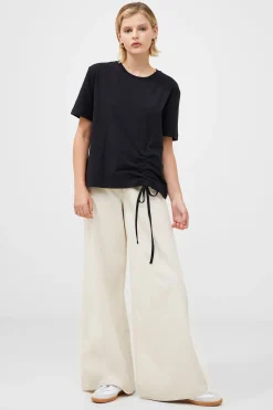 Rallie Cotton Rouched T-Shirt