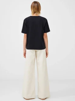 Rallie Cotton Rouched T-Shirt