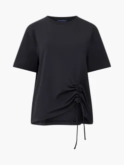 Rallie Cotton Rouched T-Shirt