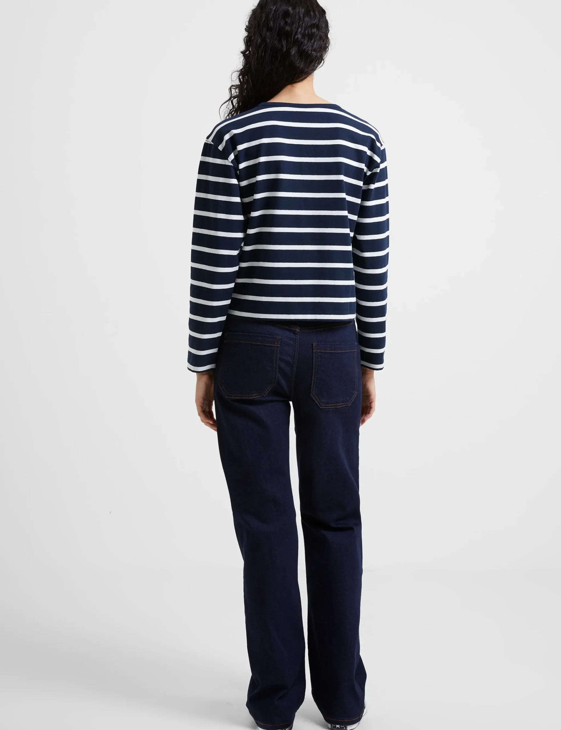 Rallie Stripe Slash Neck Top