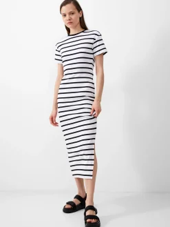 Rassia Stripe Midi Dress
