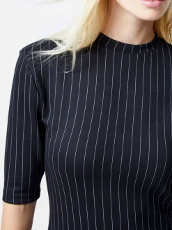 Regina Jersey Shoulder Pad Tee