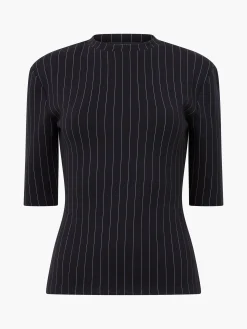 Regina Jersey Shoulder Pad Tee