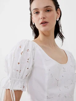 Rhodes Cotton Embroidered Top