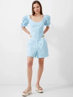 Rhodes Cotton Embroidered Top