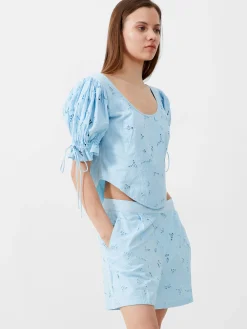Rhodes Cotton Embroidered Top