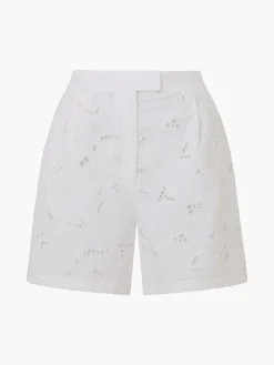 Rhodes Cotton Embroidered Shorts
