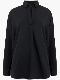 Rhodes Recycled Crepe Popover Shirt