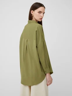Rhodes Recycled Crepe Popover Shirt