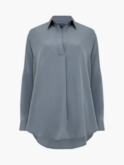 Rhodes Recycled Crepe Popover Shirt