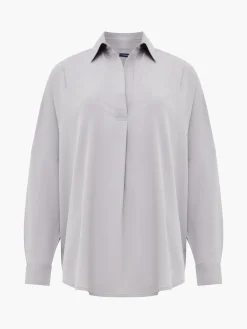 Rhodes Recycled Crepe Popover Shirt