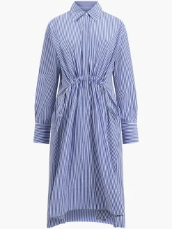 Rhodes Stripe Poplin Shirt Dress