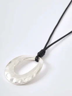 Rope Drop Pendant Necklace