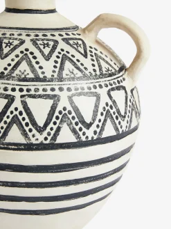 Round Handle Pattern Vase