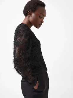 Sabina Mesh Long Sleeve Cardigan