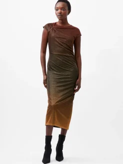 Sela Lurex Midi Dress