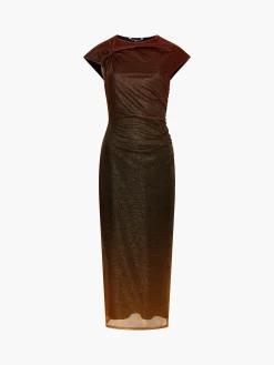 Sela Lurex Midi Dress