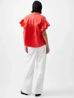 Sindey Cotton Short Sleeve Popover Shirt