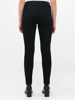 Soft Stretch Denim High Rise Skinny Jeans 30 Inch