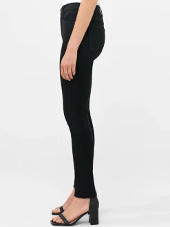 Soft Stretch Denim High Rise Skinny Jeans 30 Inch