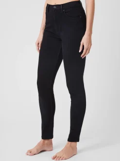 Soft Stretch Denim High Rise Skinny Jeans 30 Inch