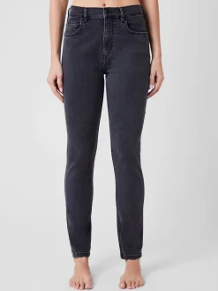 Soft Stretch Denim High Rise Skinny Jeans 30 Inch