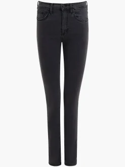 Soft Stretch Denim High Rise Skinny Jeans 30 Inch