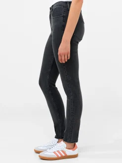 Soft Stretch Denim High Rise Skinny Jeans 30 Inch
