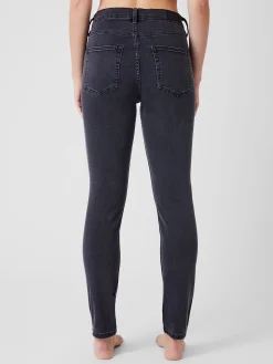 Soft Stretch Denim High Rise Skinny Jeans 30 Inch