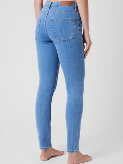 Soft Stretch Denim High Rise Skinny Jeans 30 Inch