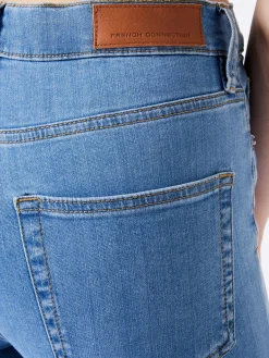 Soft Stretch Denim High Rise Skinny Jeans 30 Inch