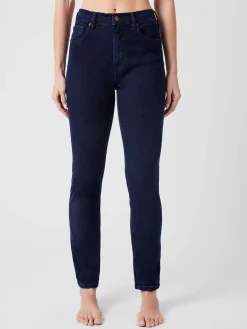 Soft Stretch Denim High Rise Skinny Jeans 30 Inch
