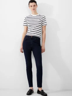 Soft Stretch Denim High Rise Skinny Jeans 30 Inch
